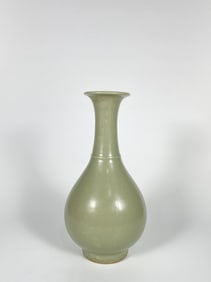A Longquan Celadon Pear-Shaped Vase
