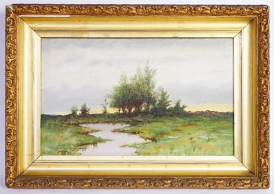 Glenn Visscher Oil Landscape Painting -- Northern Landscape