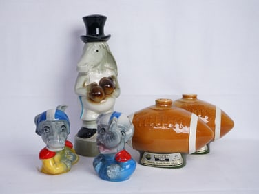 1960S James Beam C Miller Political Decanter Bottles