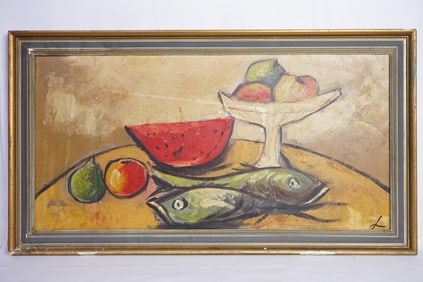 Expressionist Still Life,Oil on Canvas