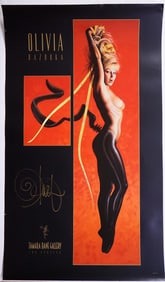 Olivia De Berardinis Signed Gallery Poster,Bazooka
