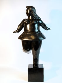 After Fernando Botero Bronze Sculpture 'Bailerina'Num 6/6