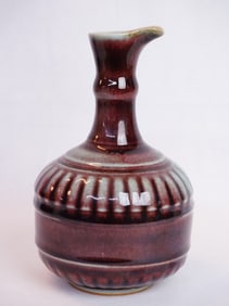 Chinese Red Glazed Porcelain Vase, 18th Century