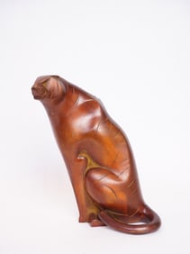 Japanese Art Deco Bronze Tiger,Showa Period