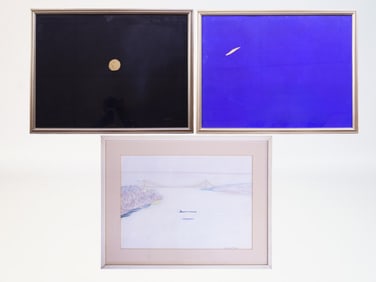 Set of 3 David Rosston(New York ) Watercolors