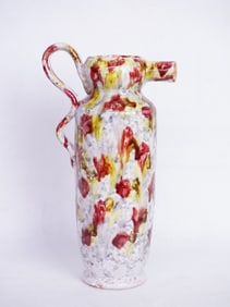 Vintage Italian Handmade Ceramic Art Vase