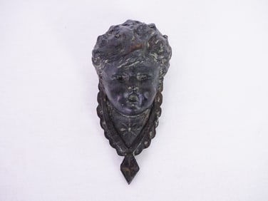 Vintage Wood Statue of Head