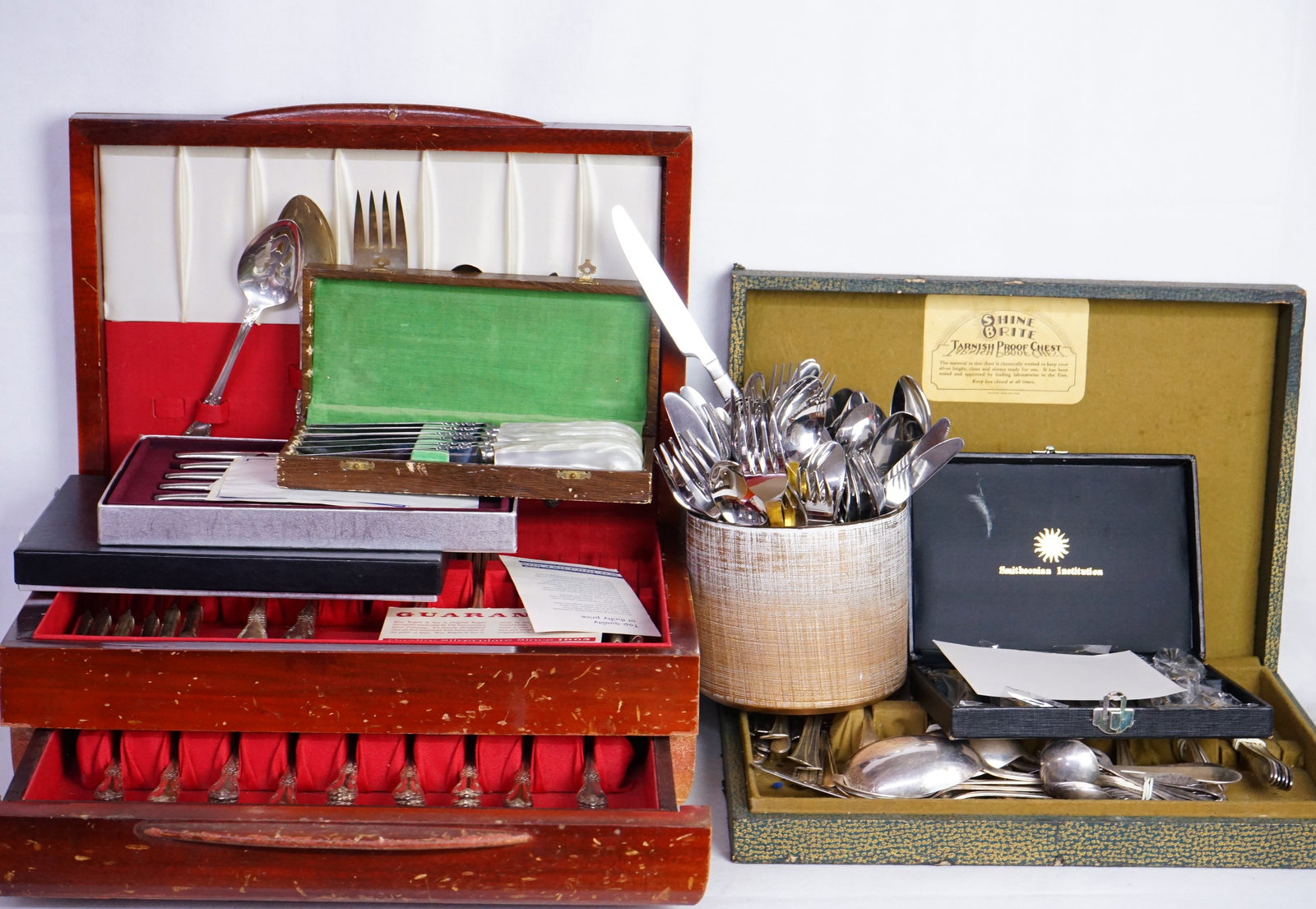 Group of Steel and Silver-Plated Flatware (1 of 6)