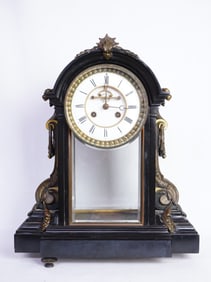 S. Marti French Marble Mantel Clock