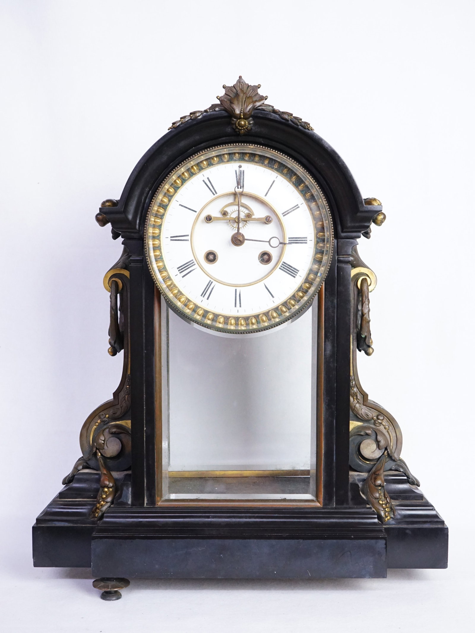 S. Marti French Marble Mantel Clock (1 of 10)