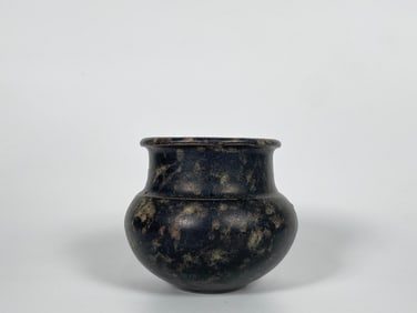 Chinese Tortoiseshell-Glazed Ceramic Jar