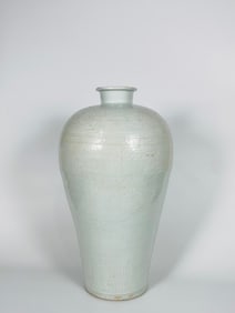 A Carved Qingbai 'Floral' Vase, Meiping, Song-Yuan Dynasty
