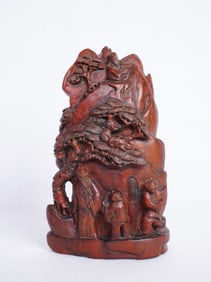 Chinese Carved Wood Sculpture