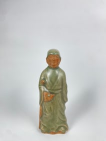 Chinese Celadon Glazed Figure