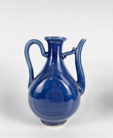 Chinese Blue Glazed Ewer
