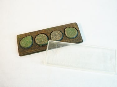 Rare 1980 Vintage Moscow Olympic Games Bronze Medal Souvenir Plaque USSR Display