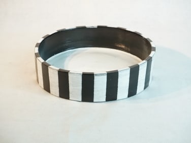 Ettore Sottsass, Striped Pottery Bowl