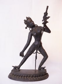 Tibet Bronze Alloy Figure of Vajrayogini 18th-19th Century