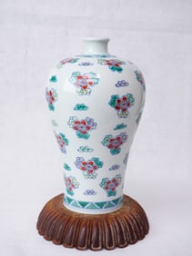 Chinese Doucai 'Floral Pattern' Meiping Vase