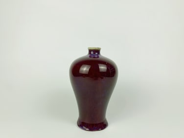 Chinese Flamble-Glazed Vase