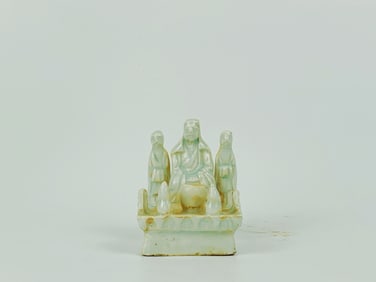 A Qingbai-Glazed Small Statue Group