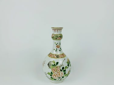 Chinese Export Famille Verte Porcelian Vase ,18th Century