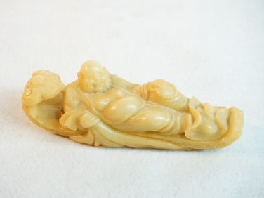 Vintage Chinese Stone Figurine of Buddha