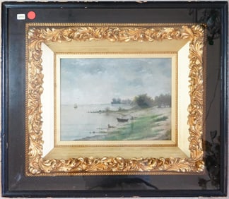 G Drisler Landscape Scene, Oil on Board