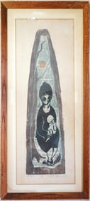 Lithograph by Donald Sutphin, Dated 1955