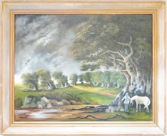 Marguerite Roche (20thc.) Painting, Oil on Canvas