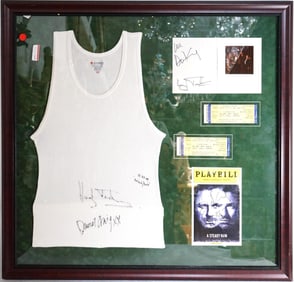 Daniel Craig Signed Tank, Hugh Jackman A Steady Rain