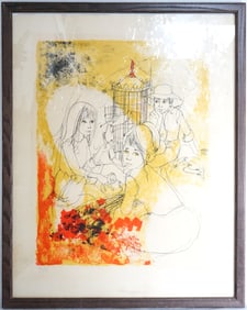 Jean-Baptiste Valadie -Lithograph -1970's -Signed & Numbered
