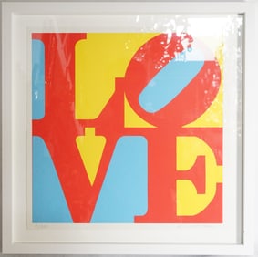 Robert Indiana "Tulip" 1982 Screenprint