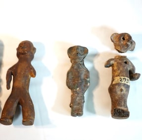 Different Figures African Folk Art Lot of 3
