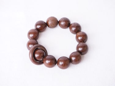 Chinese Wood Beads Bracelet