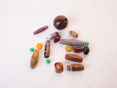 Group of Chinese Agate Beads