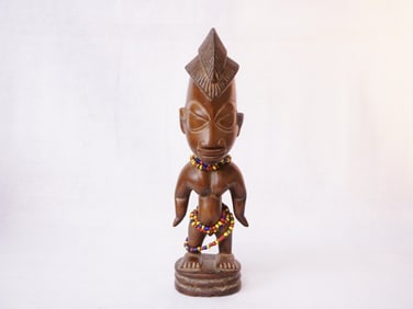 African Tribal Yoruba Wood Figure