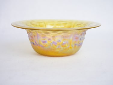 Early 20th Century Tiffany Studios Favrile Glass Bowl