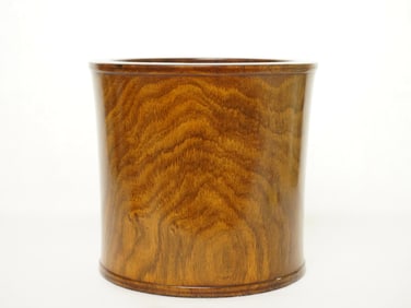 A Large Chinese Huanghuali Brush Pot