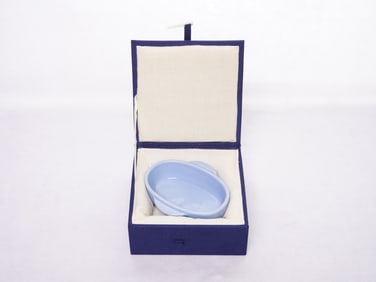Rare Fine Chinese Clair-De-Lune-Glazed Ear-Cup with Mark