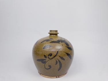 Chinese Russet-Painted Glazed Jar
