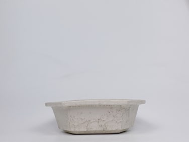 Chinese Whiteglazed Hexagonal Brush Washer