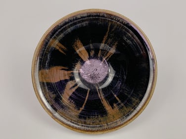 Chinese Russet-Decorated Black Glazed Bowl