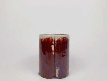 Chinese Flambe-Glazed Brush Pot