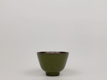 Chinese Teadust Glazed Porcelain Bowl