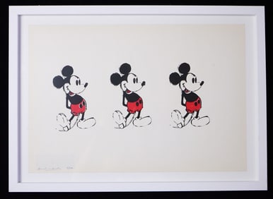 Micky Mouse By Andy Warhol