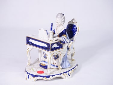 Vintage HH Kunst Dresden Porcelain Figure