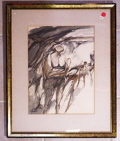 Watercolor on Paper, Signed "Hammer", Painting