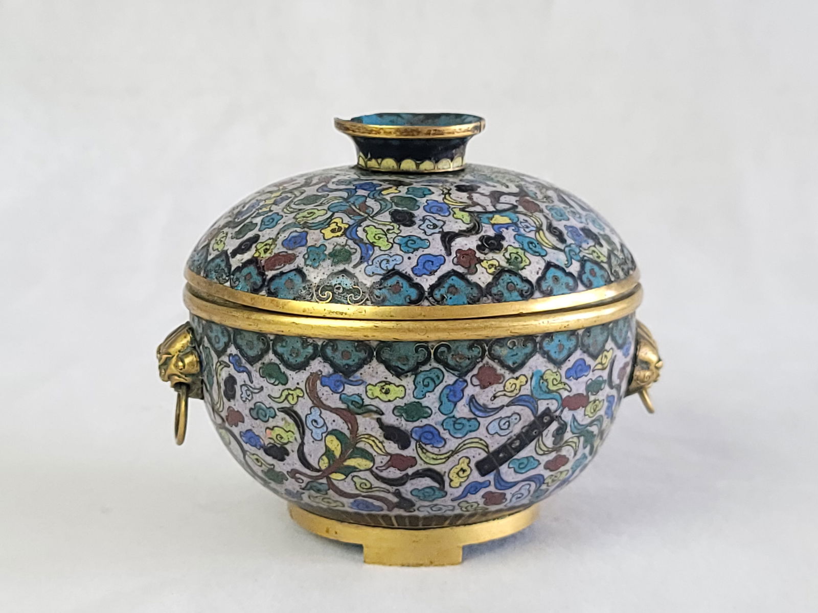 Chinese Cloisonne Box and Cover, 18th/19th Century (1 of 19)