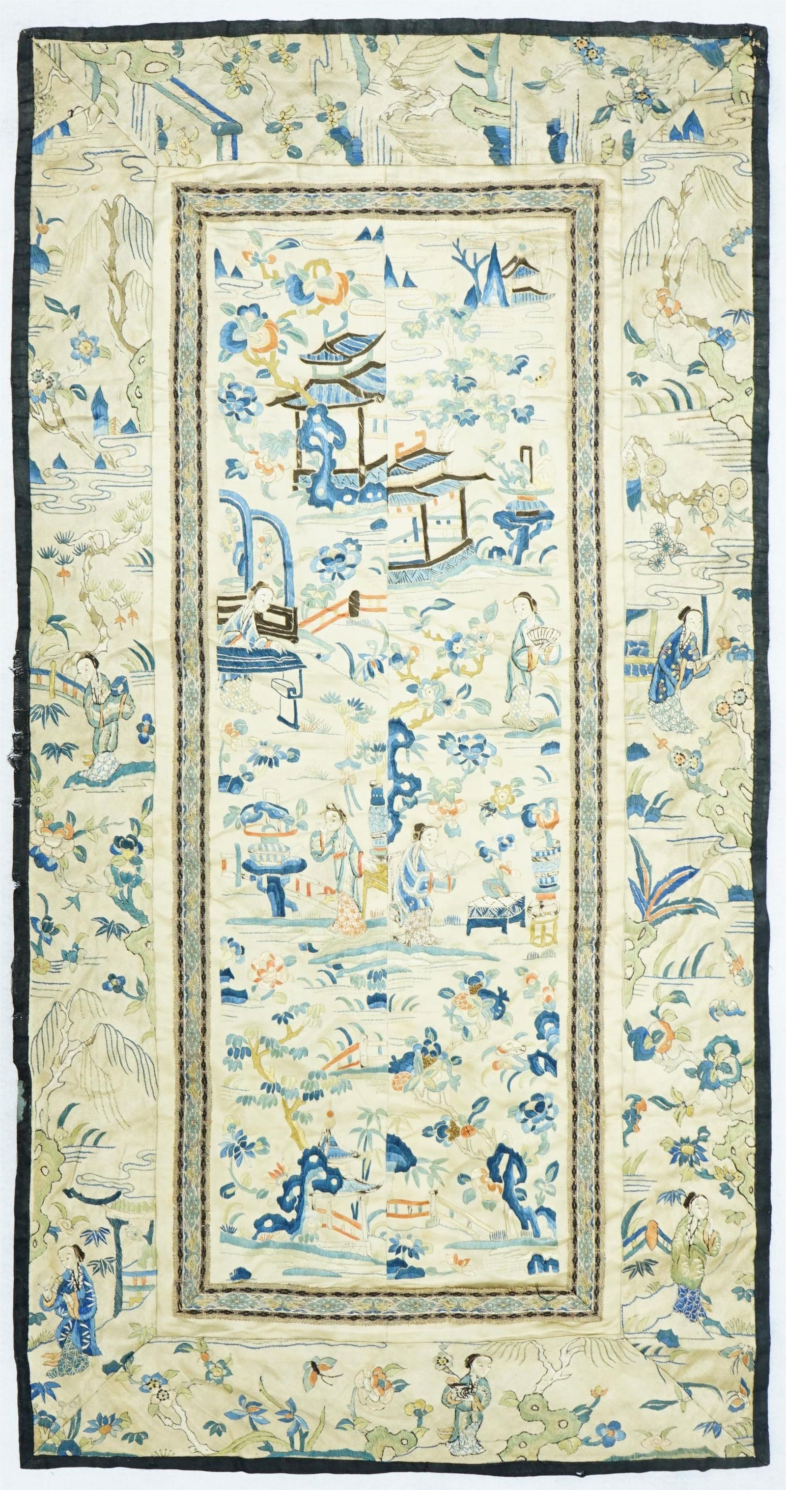 Chinese Silk Embroidered Robe Sleeve (1 of 5)